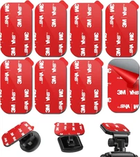 Adhesive Pads Strip, 8Pcs 3M VHB Double-Sided Mounting Tape for Dashboard Magnet