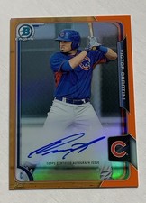 2015 Bowman Chrome Victor Caratini #BCAP-VC Orange Refractor Prospect Auto 3/25!