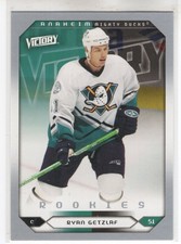 05/06 UD VICTORY RYAN GETZLAF RC ROOKIE CARD #280. rookie card picture