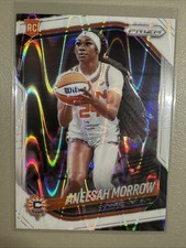 ANEESAH MORROW 2025 Panini Prizm WNBA WHITE SEISMIC HOLO CONNECTICUT SUN RC #79