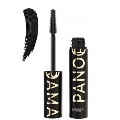 L'Oréal Panorama All Night Black Mascara Schwarze Wimperntusche für bis zu 24 H