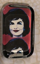 Jackie O., Kennedy Glass Paperweight Loop NYC...