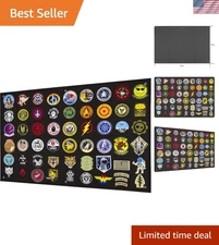 Durable Nylon Tactical Patch Holder - 24” x 36” for Organized Military Displays