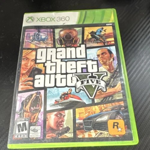 Rockstar Games Grand Theft Auto V Xbox 360 Action Adventure Manual Included 2013
