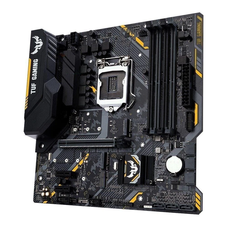 ASUS TUF B360M-PLUS GAMING Intel LGA 1151 mATX motherboard DDR4 2666MHz support - Image 2 of 3