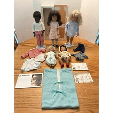 Vintage Sasha Morgenthaler Doll Lot 3 Full Size 2 Babies Clothes Boxes Pamphlets