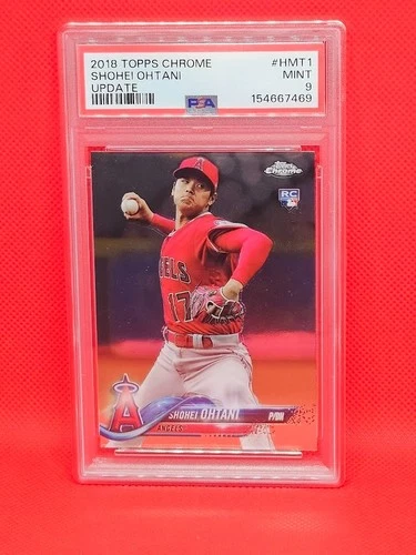 2018 Topps Chrome Update - Shohei Ohtani #HMT1 (RC) -PSA 9