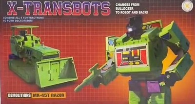 X-Transbots MX-45T RAZOR Youth Version IN STOCK US SELLER