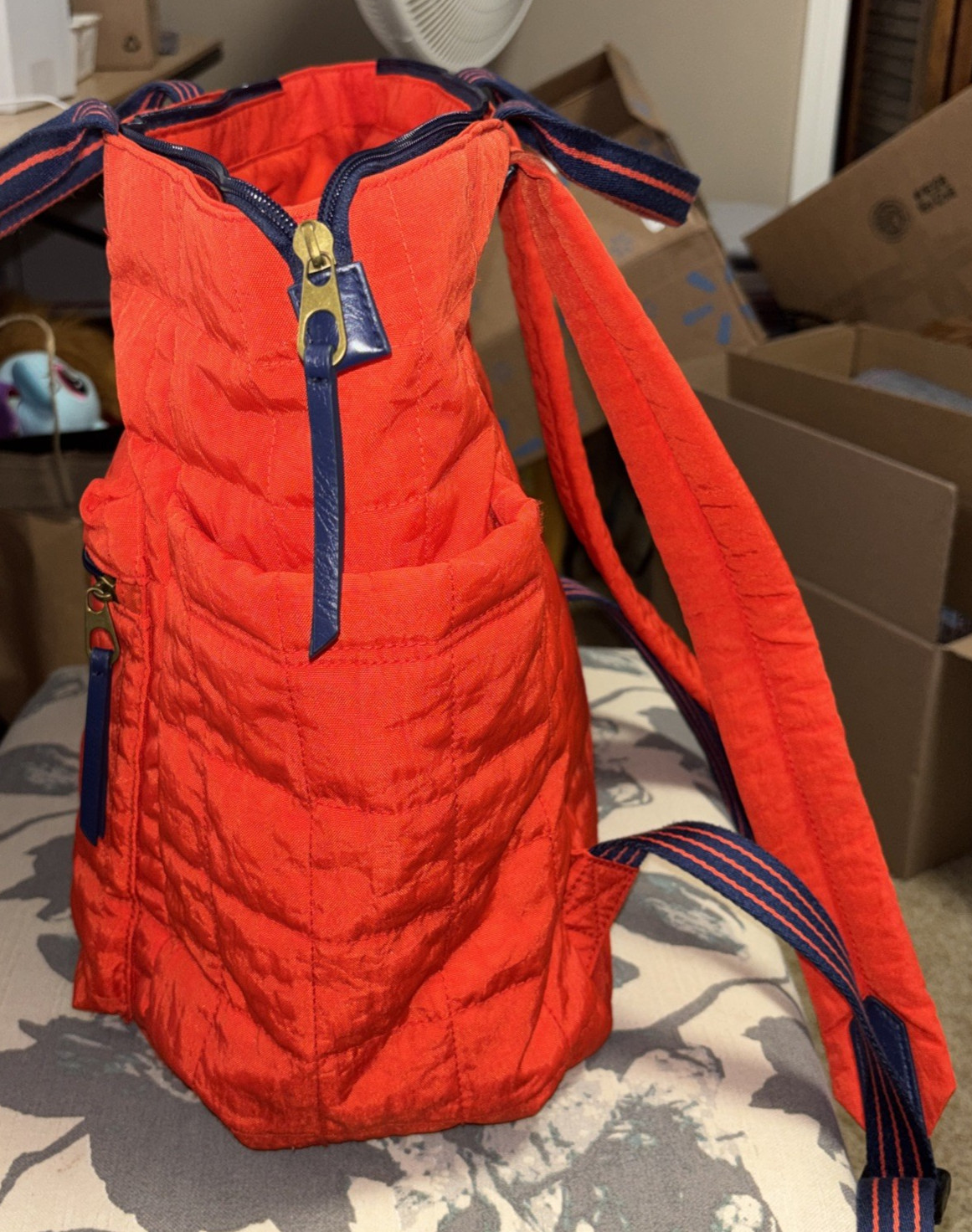 Universal Thread Soft Utility Square Backpack Ora… - image 3