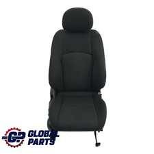 Mercedes W203 S203 Vorder Sitz Elektrischer Stoff Antharzit Schwarz Rechts