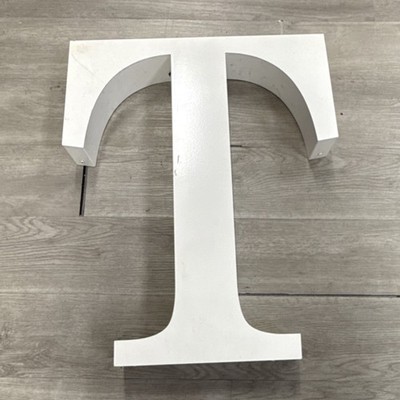 T mobile sign Allen Industries Original Channel Letter T White Advertising Sign 