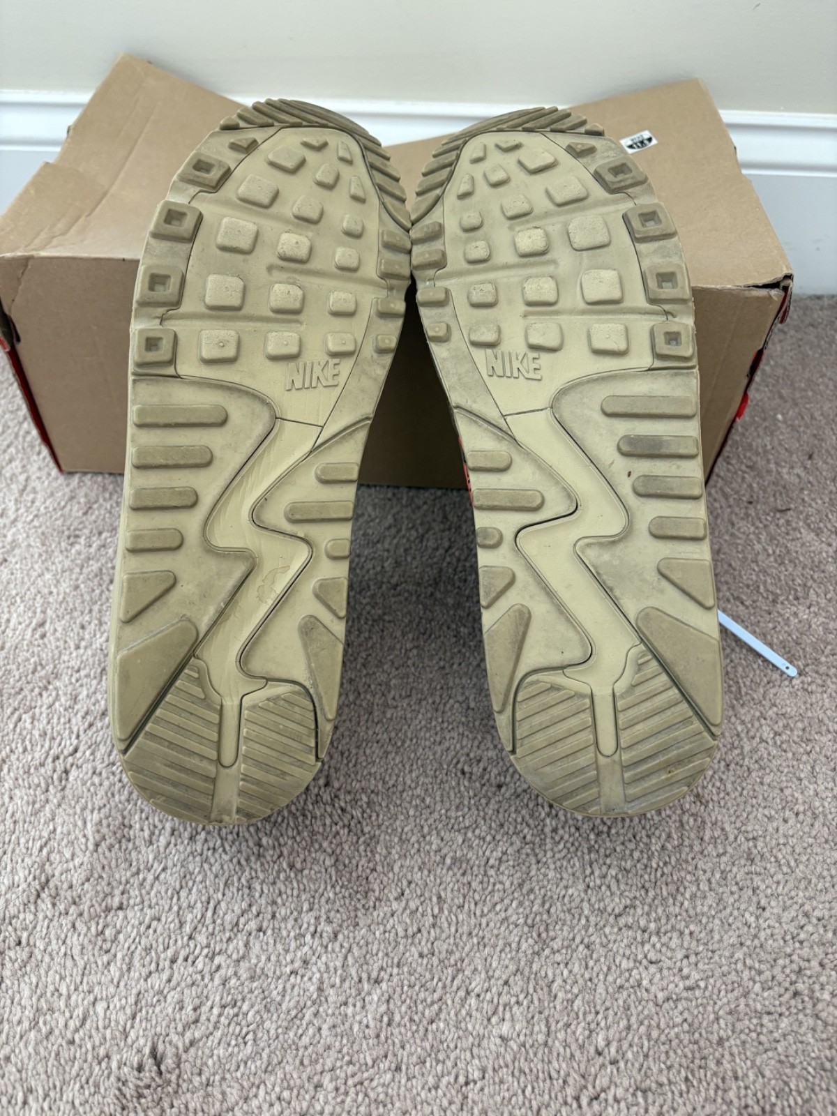 OFF WHITE X NIKE Taglia 11 5 Nike Air Max 90 x OFF WHITE Desert Ore 2019