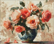 Roses and other Flowers - Counted Cross Stitch Kits Needlework Embroidery DIY