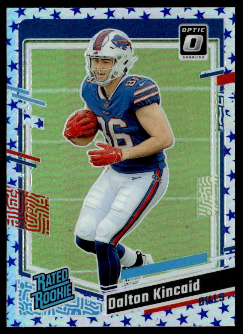2023 Donruss Optic Blue Stars Prizms Dalton Kincaid Buffalo Bills #211