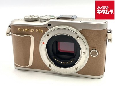 OLYMPUS PEN E-PL9 Mirrorless Digital Camera Body BROWN -EXC- 0516