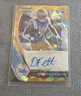 NFL Panini Prizm 2021 Demetric Felton DPA-DFE Gold Ice Auto Rookie