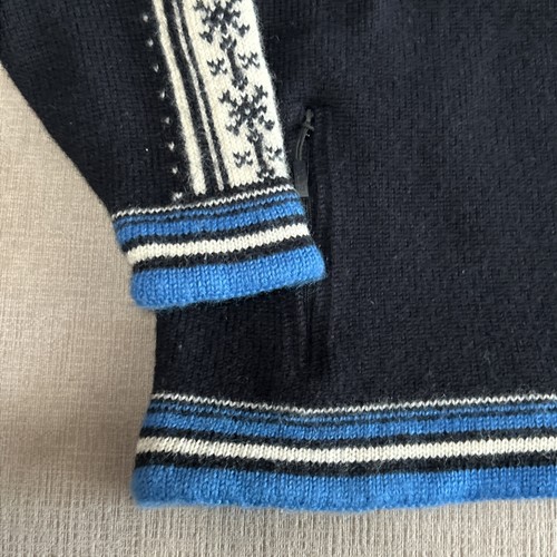 Dale Of Norway Windstopper Fair Isle Sweater Jacket Men's Small Sport Ski - Picture 2 of 15