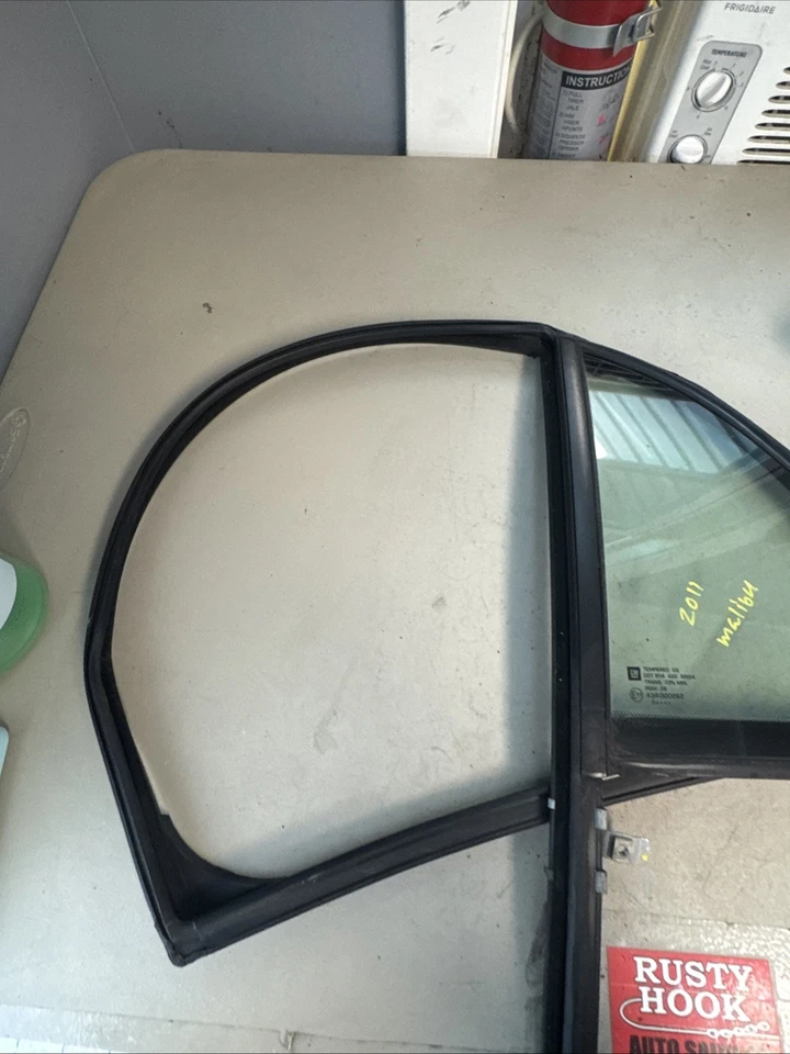 2008-2012 Chevrolet Chevy Malibu Rear Left Quarter Window Glass 43R-000262 Foto 2 de 4