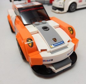 Lego Porsche 911 Gt Finish Line 75912 Speed Champions 100% Complete Set 551 Pcs