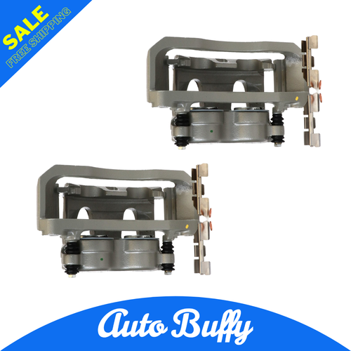 Premium CARDONE 2 Front Brake Calipers With Brackets Fits 9596 0001