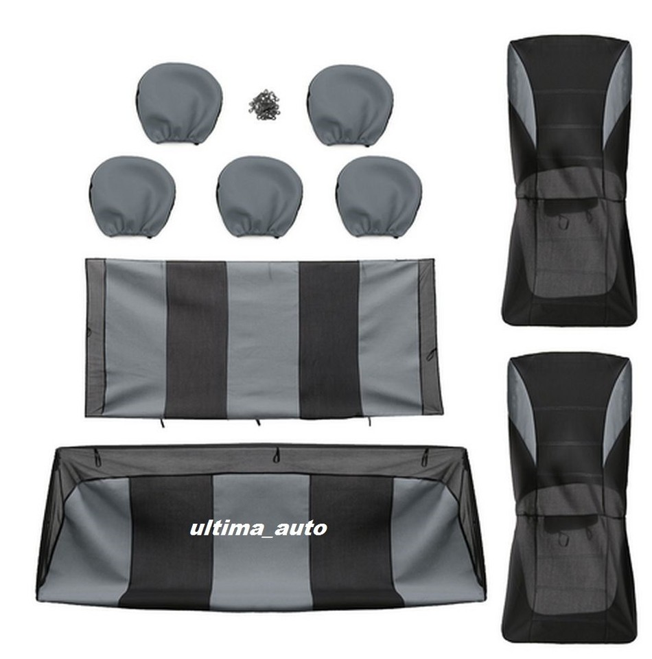 LCFFF Sitzbezüge Für Peugeot 3008 - Rote PU-Leder Bezüge Für Vordersitze