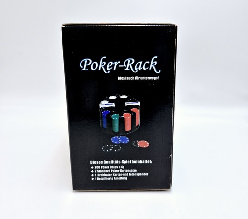 Poker Rack mit Chips und Karten Poker Set Neu - Bild 7 von 9