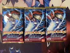 Digimon TCG: Digital Hazard Booster Pack x3 [EX-02] SEALED/NEW