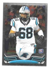 2013 Topps Chrome Football  Kawann Short Panthers #174 NRMT