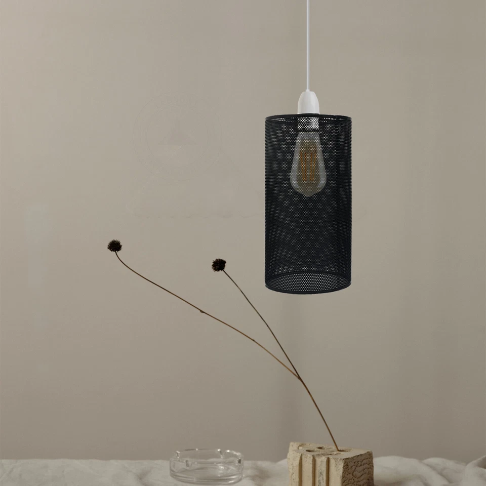 Vintage Cage Metal Pendant Light Shade Wire Cage Ceiling Industrial lampshade - Image 3 of 4