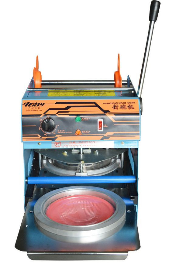 700W Manual Electric Bowl Sealing Machine Cup Sealer Boba Bubble Coffee