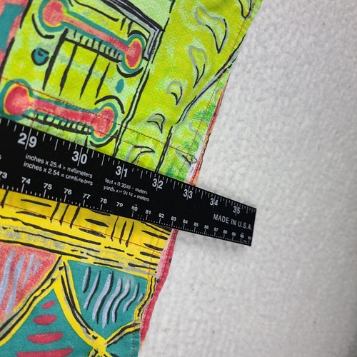 The Territory Ahead Shirt Mens Large Multi Color Aztec Casual Hawaiian Button Up - Picture 5 of 10