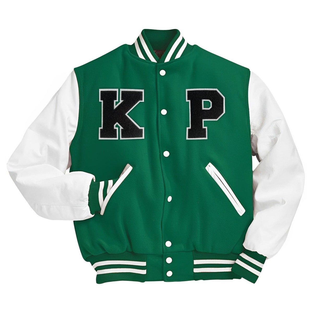11,4 Cm Varsity Letter Patches Aus Chenille – Bügelaufnäher Für Jacken, Hoodies & Taschen (Grün, K)