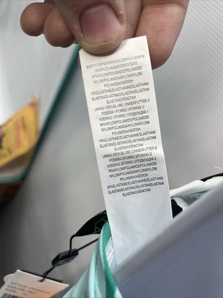 Traje de baño floral de una pieza de hombro estándar para mujer La Blanca talla 10 Foto 4 de 4