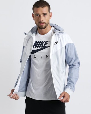 nike windrunner silver