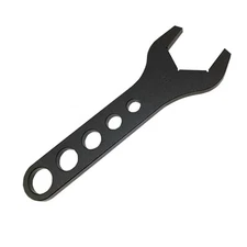 Black Aluminum Wrench, AN Fitting Wrench Hex # 20 or 1-7/8", Hard Anodized AN20