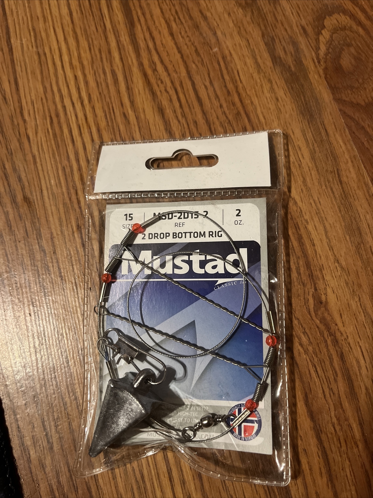 Mustad 2 Drop Bottom Rig | eBay