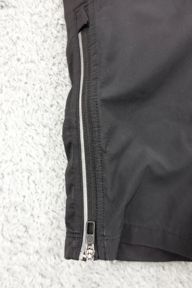 Pantalones de chándal Lululemon Surge para hombre grandes negros atletismo elástico cordón reflectante Foto 4 de 4