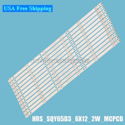 LED Backlight Strips For AE0110486 HV650QUB-F9A ND65KS4100 L65M5-ES/EC RNSMU6536