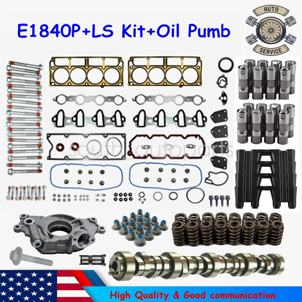 E1840P Sloppy Stage 2 Cam Gaskets Bolts Oil Pump Kit For Chevy LS LS1 5