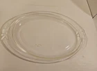 Pyrex Baking Broiler Glass Plate Oval Clear Serving Platter 812 Vintage