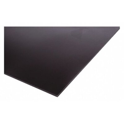Zoro Select Ps-Uhmw-Rcy-9 Black Uhmw Sheet Stock 24'' L X 12'' W X 0.375'' Thick
