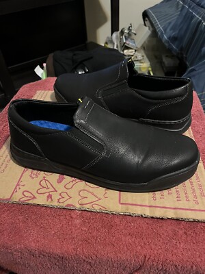 Nunn Bush Men’s Black Leather Slip-On Penny Loafers - Size 10 Nunn Bush 85538-009 LINCOLN Moc Toe Black Multi Penny  main image 2