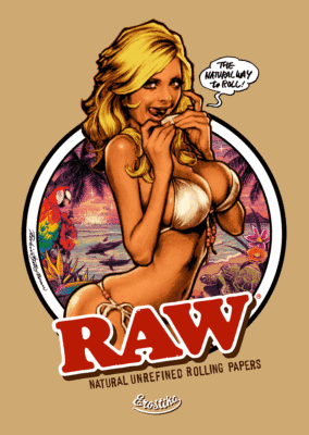 Rockin'Jelly Bean RAW GIRLS 1 LENTICULAR ANIMATION POSTER