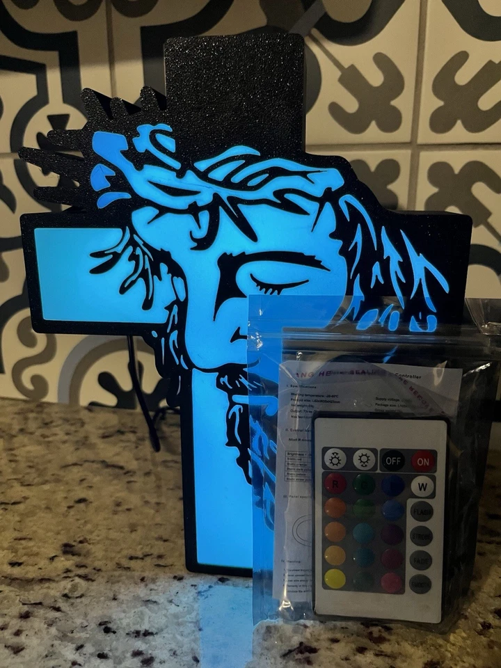 LED CHRIST Cross Lightbox - Imagem 3 de 4