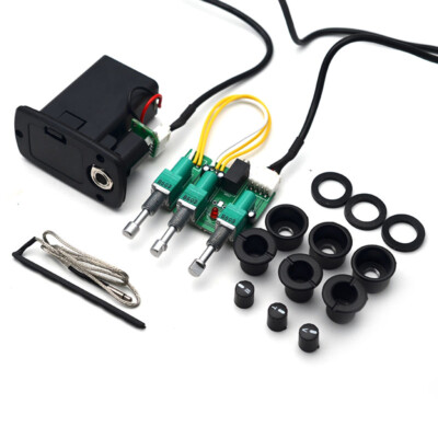 For Taylor Acoustic Guitar Preamp Pickups 3-Bands Active Equalizer Piezo Pickups