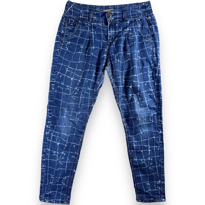 Cache Cache Womens Size 8 Blue Denim Straight Leg Jeans My Pretty Denim Retro