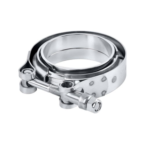 4 inch V Band Clamp with Male Female Flange Kit Stainless Steel