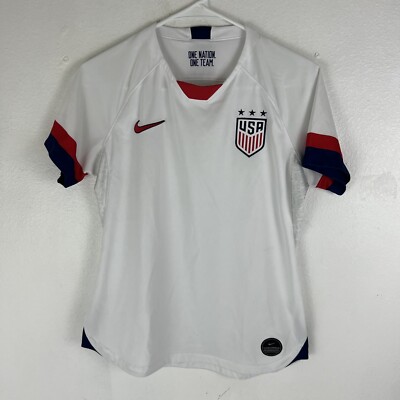 Nike USA 2019 Womens Home Jersey Size Medium AJ4398-100