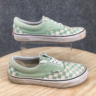 Vans Shoes Mens Womens Checkered Sneakers Green