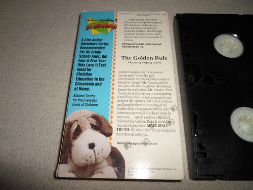 Tested! The Gospel According to St Bernard VHS Golden Rule Christian Truth Vol 4 - Picture 6 of 9